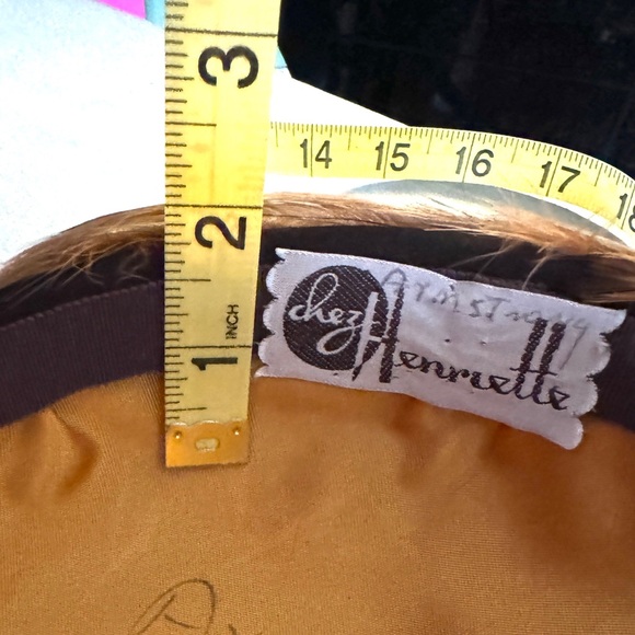 💖 Vintage Feather Pill Hat, “Chez Henriette” - Picture 6 of 11